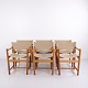 Set Esszimmerstühle Modell J102 aus massiver Eiche und ...
