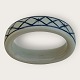 Royal Copenhagen, Aluminium, Trankebar, Serviettenring 5,7 cm x 4,4 cm, 1. Sortierung, Design ...