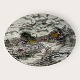 Myott, Feines Staffordshire-Keramik, Ländliche Szene, Servierschale, 31,5 cm x 24,5 cm *mit ...