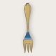 Kuchengabel, versilbert, Dekor „Crown“, 13,5 cm lang *Guter Zustand*