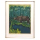 Hans Christian Scherfig, 1905-79, Lithographie 1976. ...