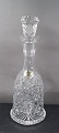 Polonia Kristall Karaffe mit Original Stopfen 30cm