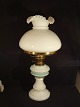 Petrolium lamp 
opal
 white glass 
dome lamp opal 
white glass 
with excessive 
and heavy top 
cnn ...