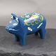 Blue Dala pig from Sweden L 13cms