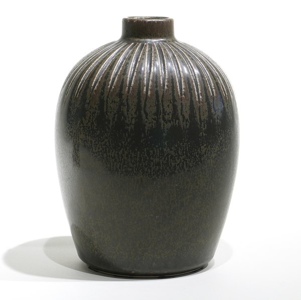 Saxbo vase i stentøj modelnummer 161. H: 21cm