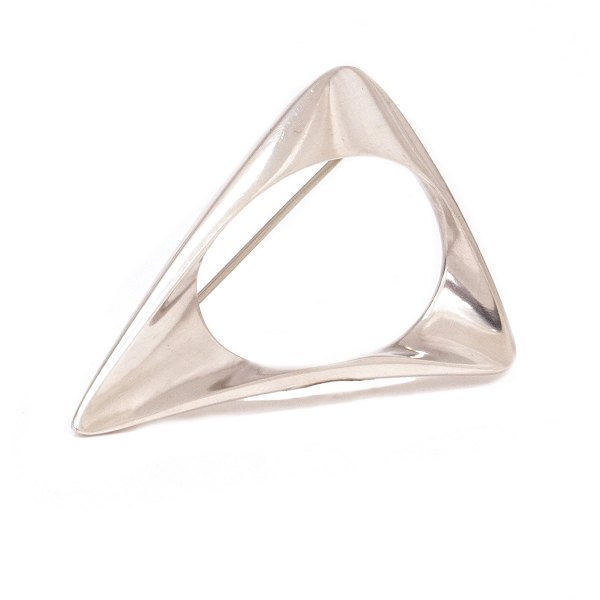 Henning Koppel für Georg Jensen Brosche aus Sterlingsilber #375. Masse: 
5,7x4,1cm