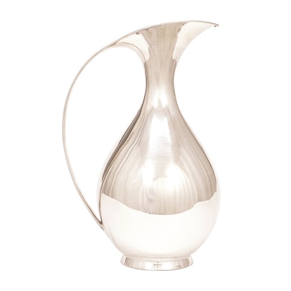 Kay Fisker 1L sterlingsilber Kanne aus dem Jahre 1979. H: 24,5cm. G: 701gr